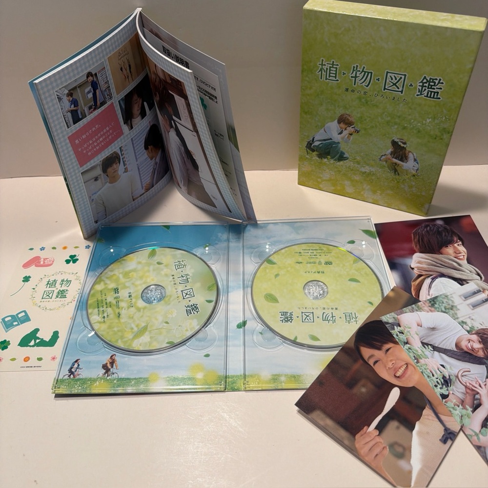 Evergreen Love Shokubutsu Zukan Deluxe Edition 2 DVD Booklet Post Card Region 2